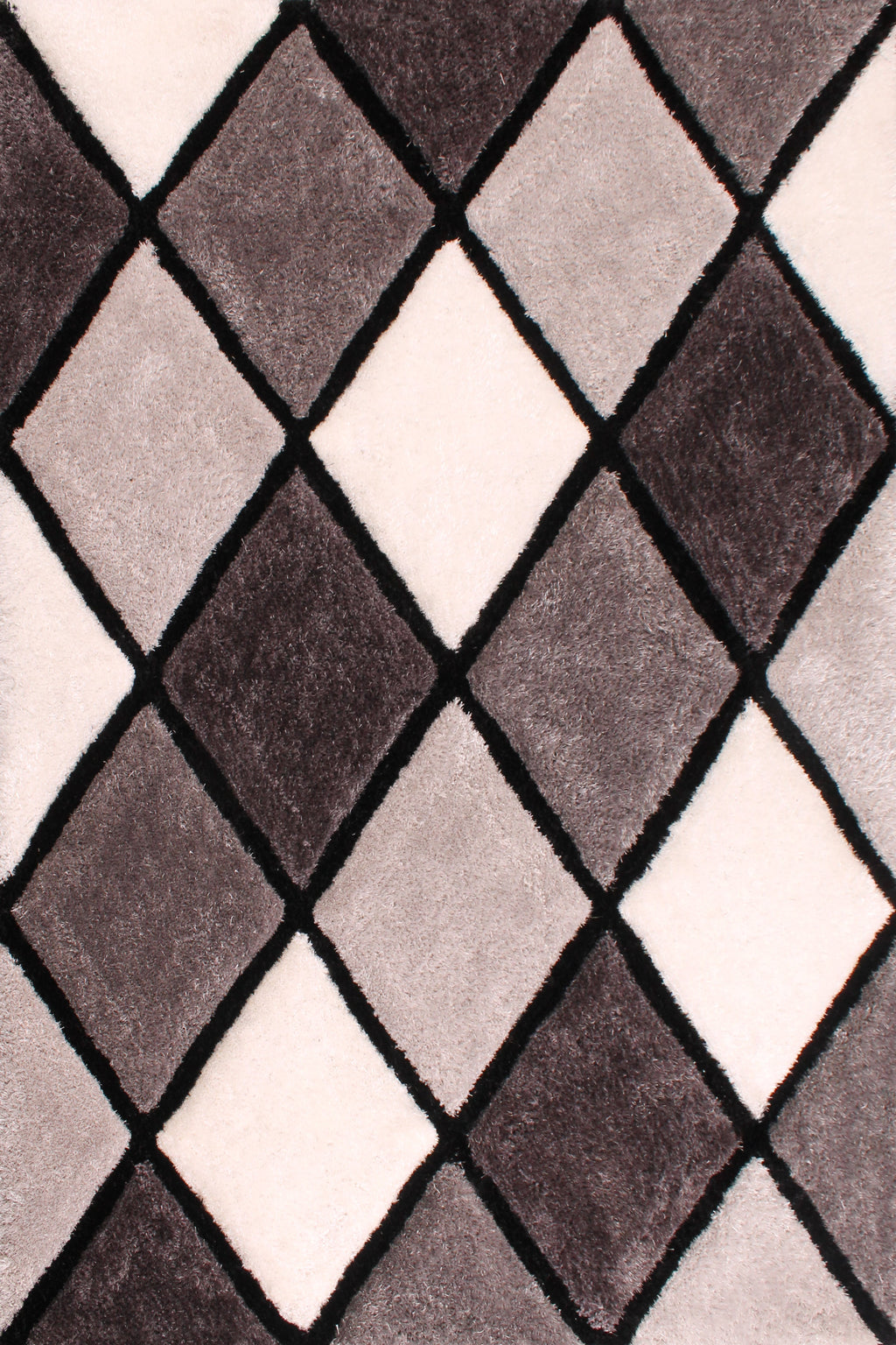3D CARVED DIAMOND GREY