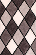3D CARVED DIAMOND GREY