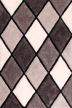 3D CARVED DIAMOND GREY