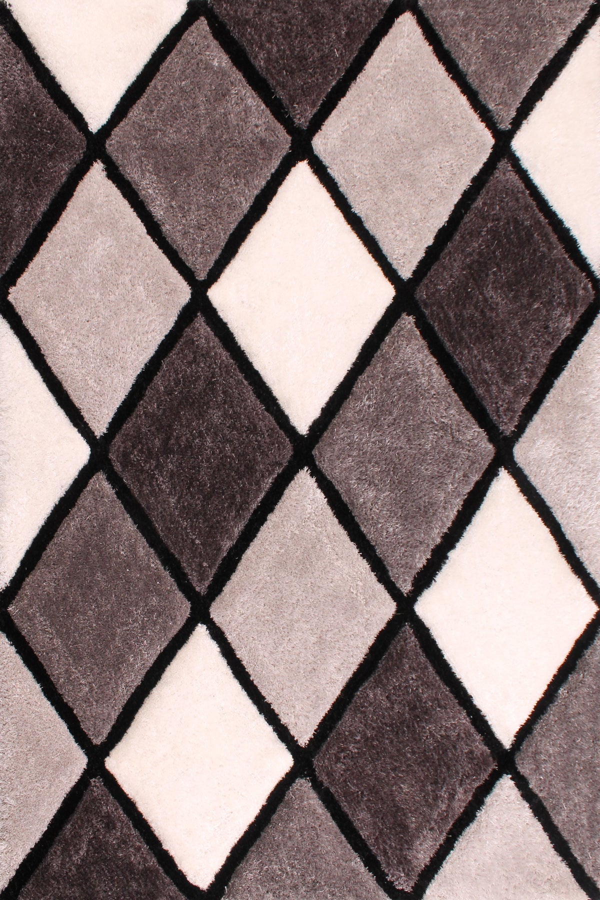 3D CARVED DIAMOND GREY