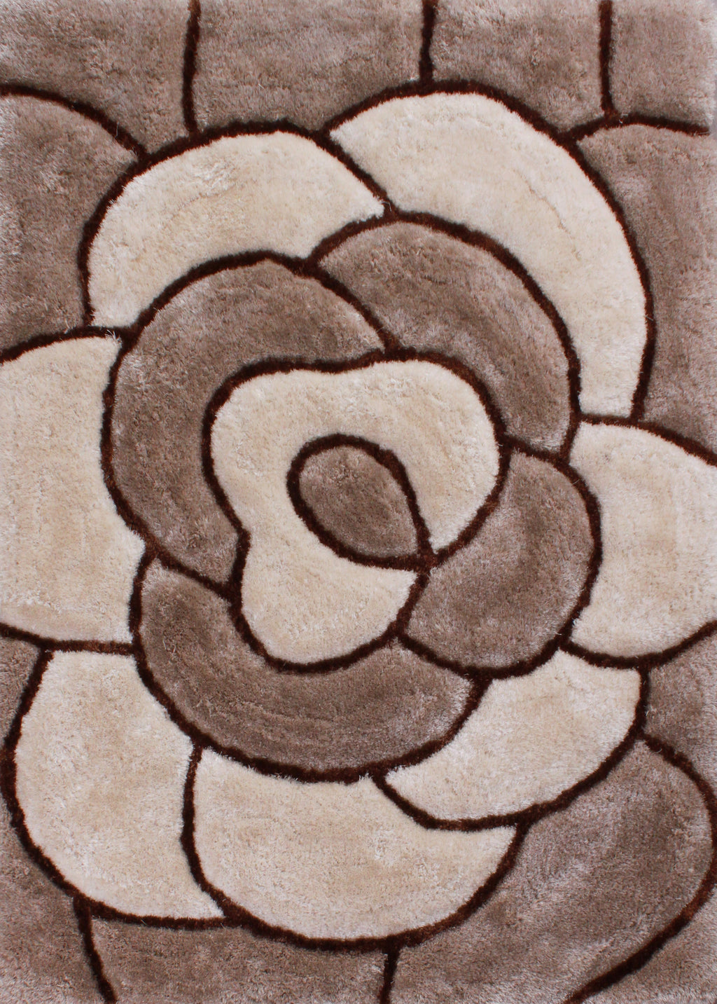 3D CARVED ROSE NATURAL