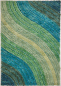 3D SHAGGY LENA TEAL