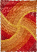 3D SHAGGY STELLA BURNT ORANGE