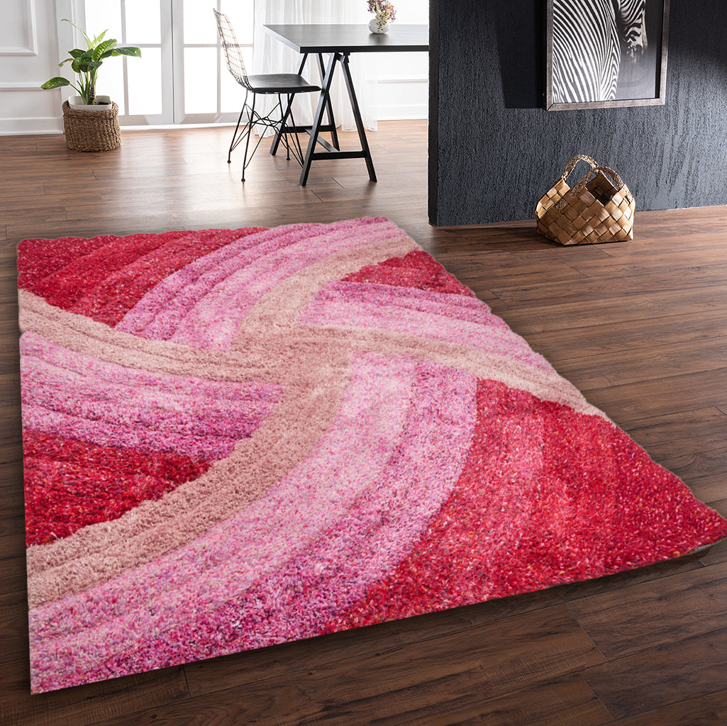 3D SHAGGY STELLA PINK