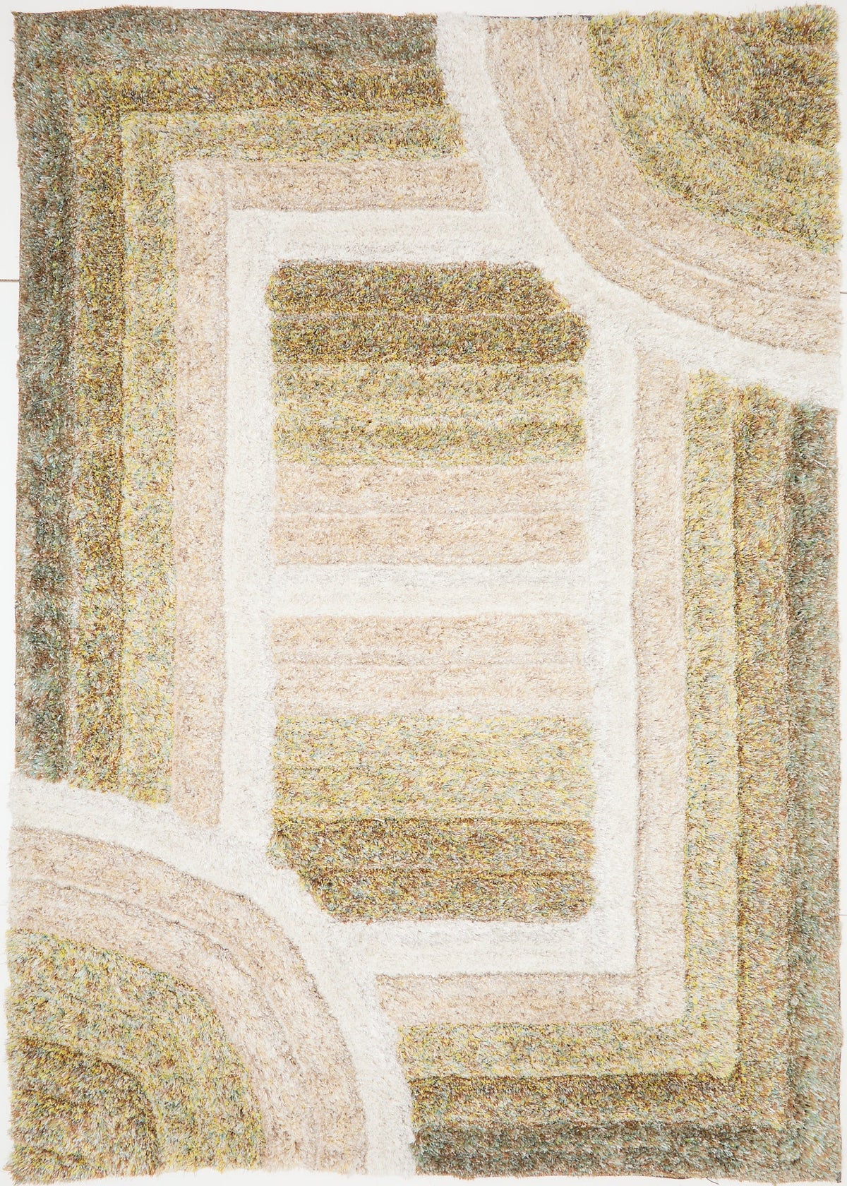 3D SHAGGY TRELLIS BROWN