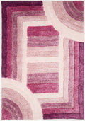 3D SHAGGY TRELLIS PURPLE