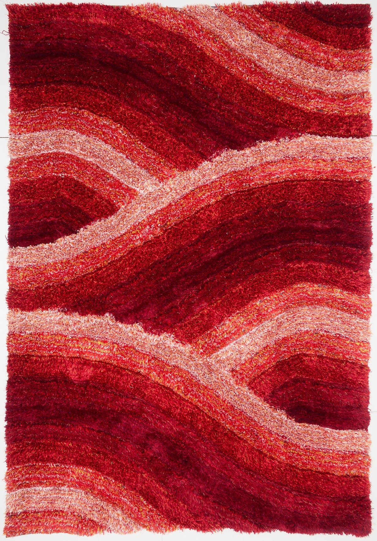 3D SHAGGY WAVE RED
