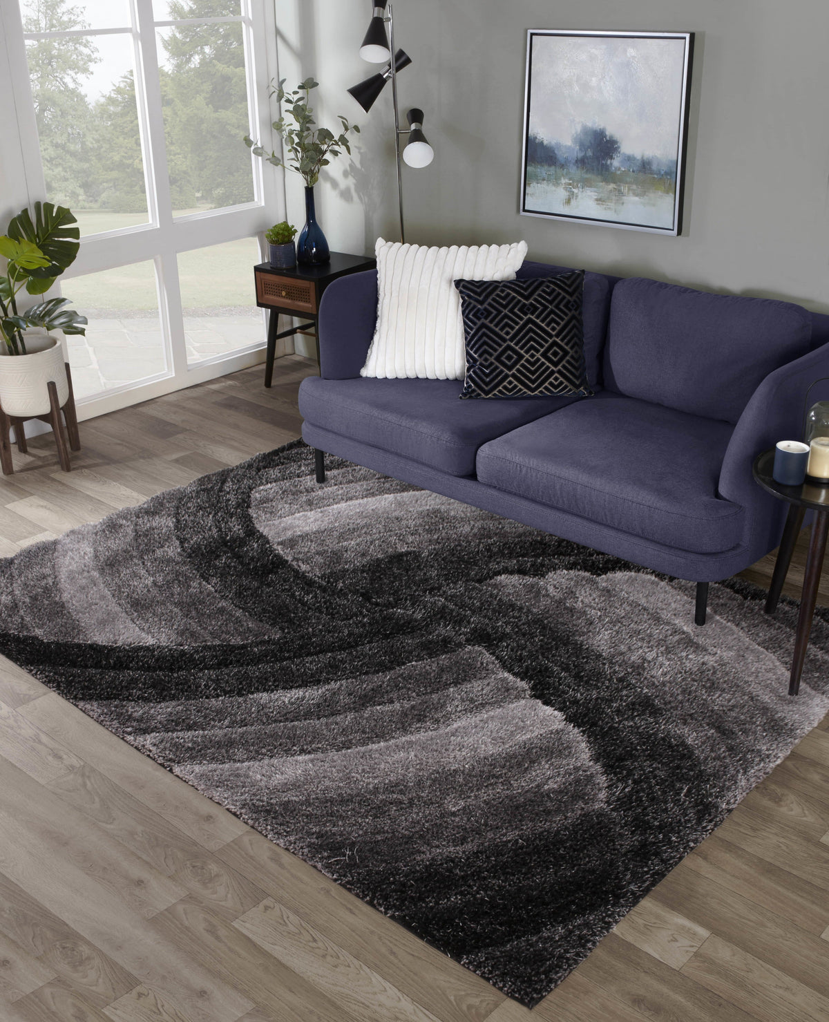 3D CARVED MUMBAI GREY