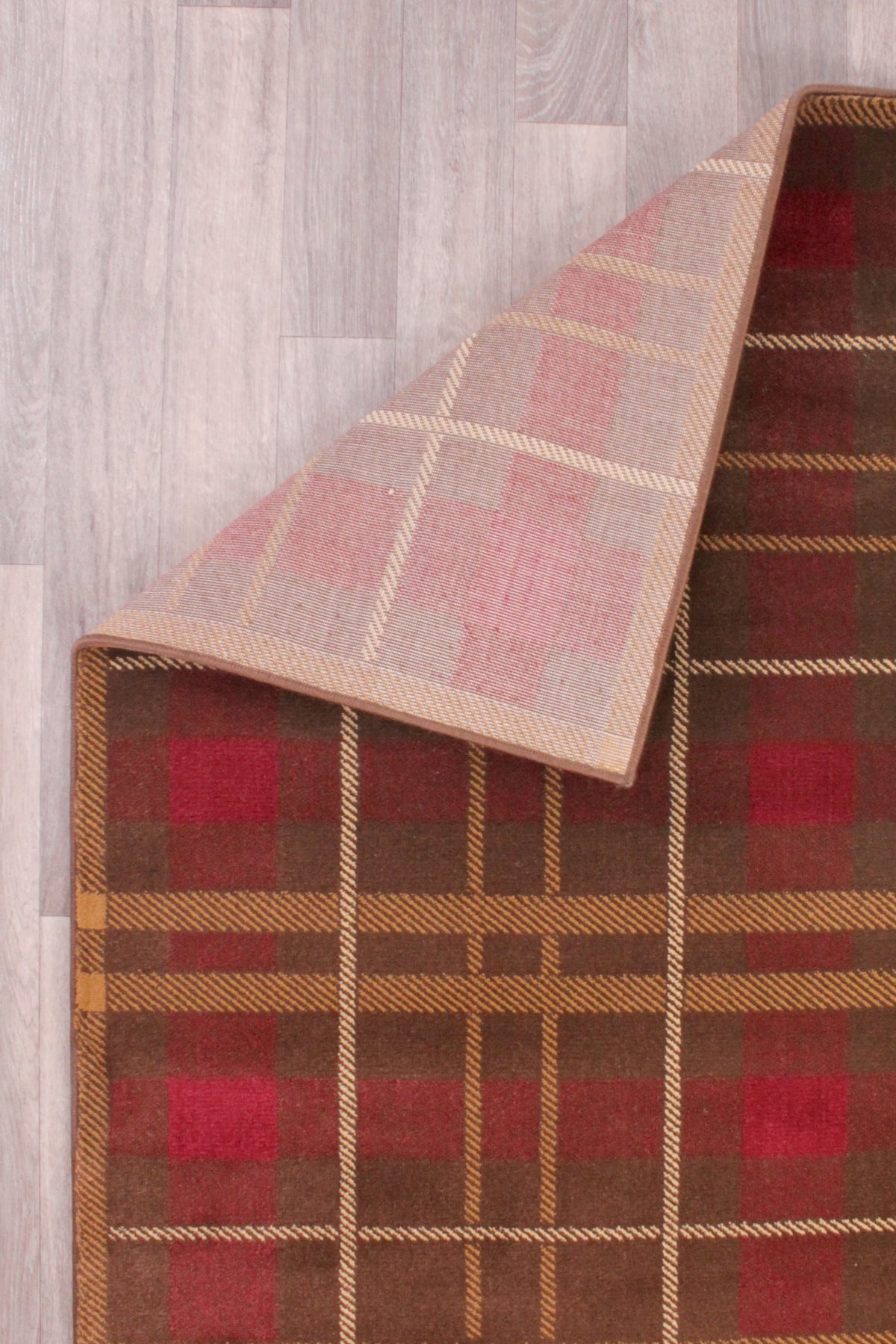TARTAN CHECK BROWN