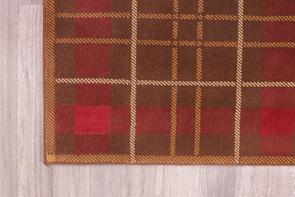 TARTAN CHECK BROWN