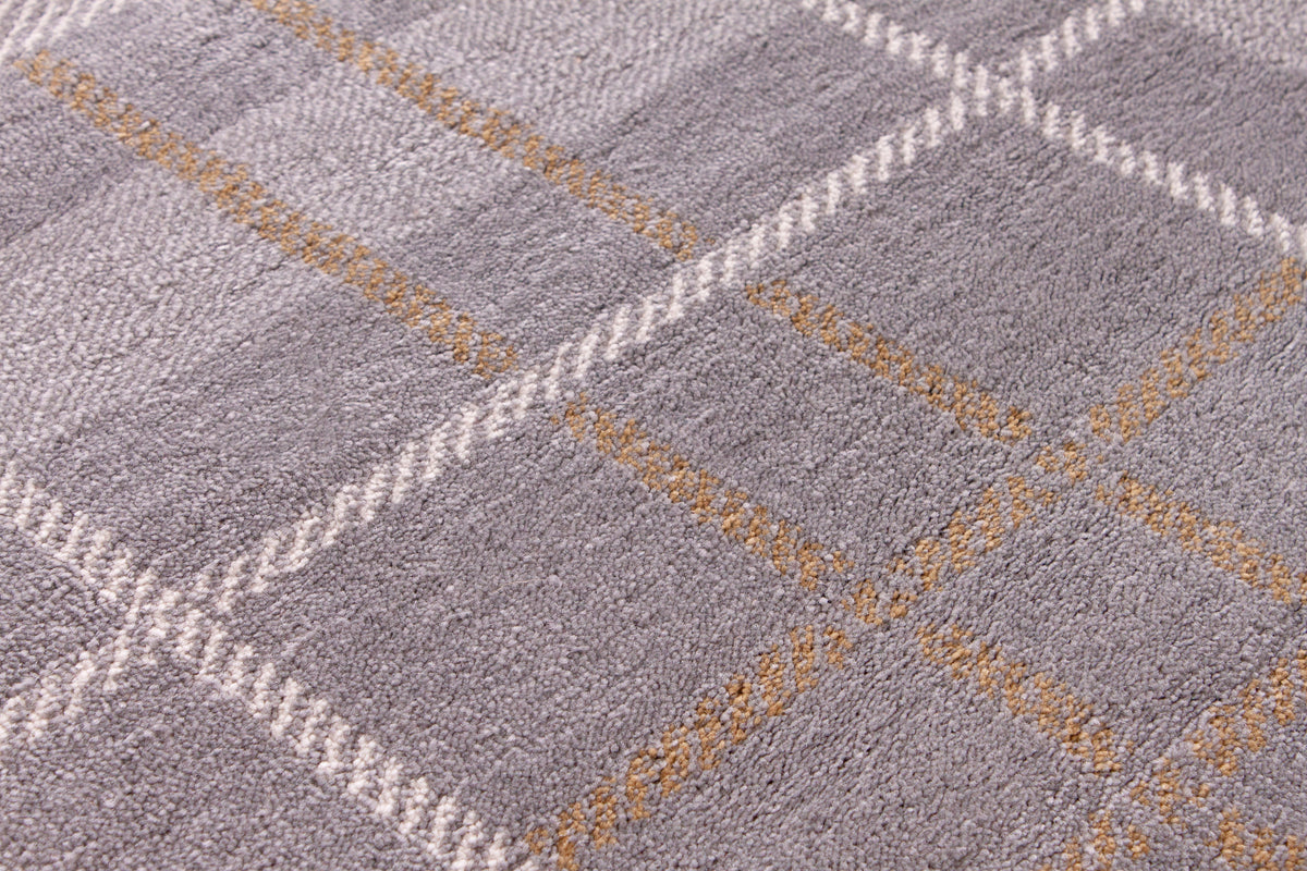 TARTAN CHECK GREY/OCHRE