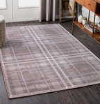 TARTAN CHECK GREY/OCHRE