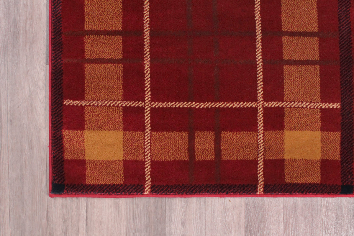 TARTAN CHECK RED