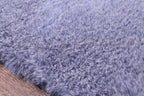 TIPPED LUXE FUR PLAIN BLUE
