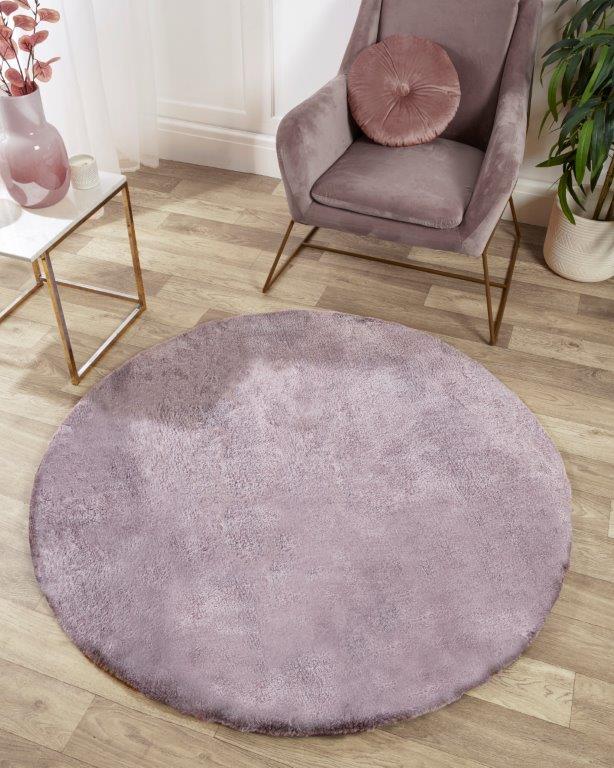 TIPPED LUXE FUR PLAIN AMETHYST
