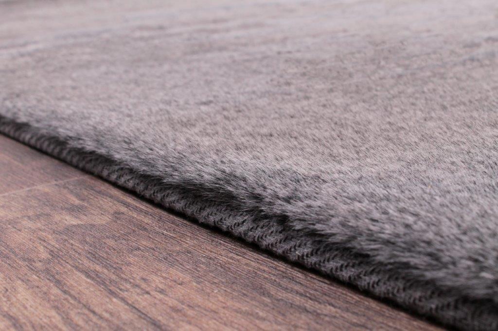 TIPPED LUXE FUR PLAIN GREY