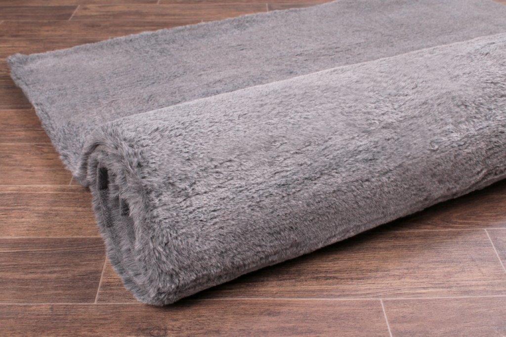 TIPPED LUXE FUR PLAIN GREY