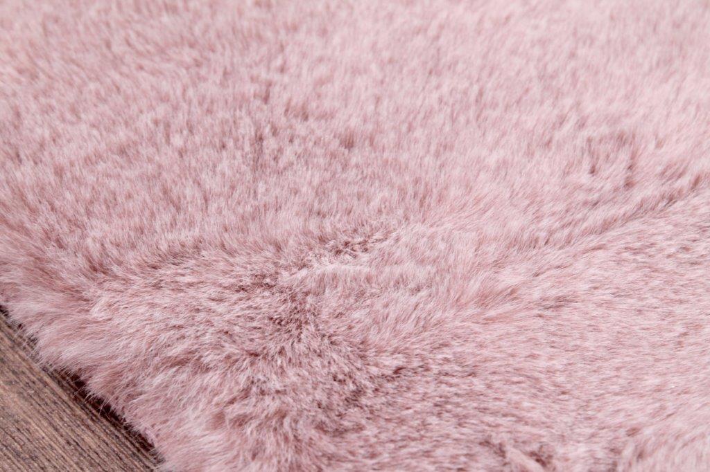 TIPPED LUXE FUR PLAIN PINK