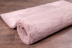 TIPPED LUXE FUR PLAIN PINK